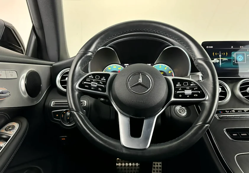 Apple CarPlay screen in the Mercedes-Benz